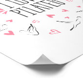 I LOVE PILATES Pilates Poses in shape of a circle ポスター (角)