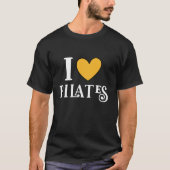 I Love Pilates Tシャツ (正面)