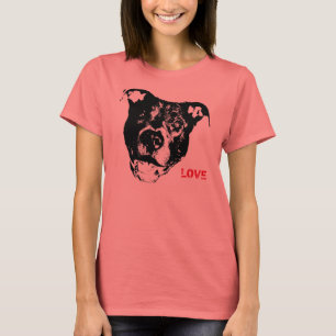 I Love Pitbulls Logo Design - Cool Trendy & Hip Tシャツ