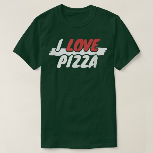 I Love Pizza1201 Tシャツ (デザイン正面)