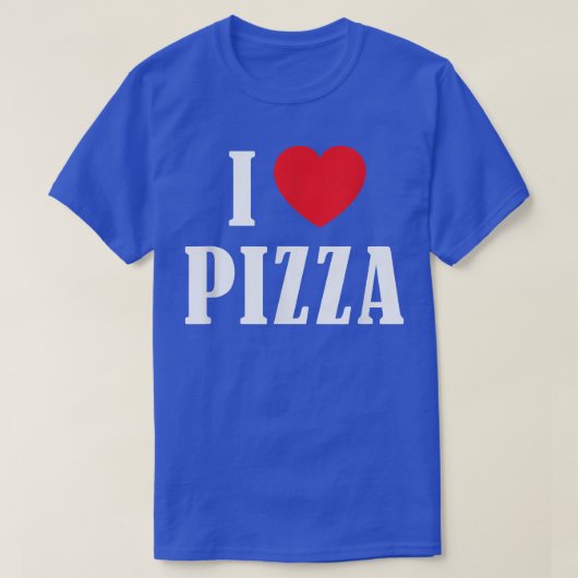 I Love Pizza Heart Funny 2031280 Tシャツ (デザイン正面)