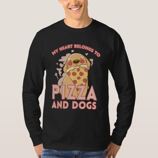 I Love Pizza Heart Valentines Day_3 Tシャツ (正面)