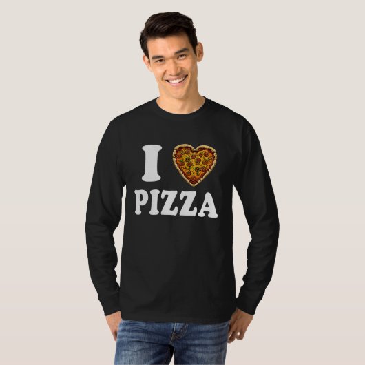 I Love Pizza Tシャツ (正面フル)