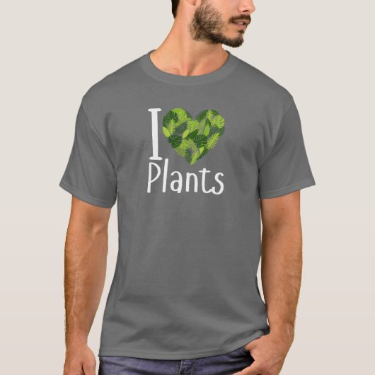 I Love Plantsメンズのtシャツ Tシャツ (正面)