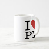 I ❤️ Love PM - Product Management MAG コーヒーマグカップ (正面右)