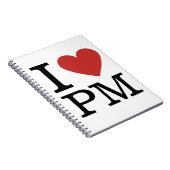 I ❤️ Love PM - Project Management NOTEBOOK ノートブック (右側)