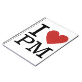 I ❤️ Love PM - Project Management NOTEBOOK ノートブック (左側)
