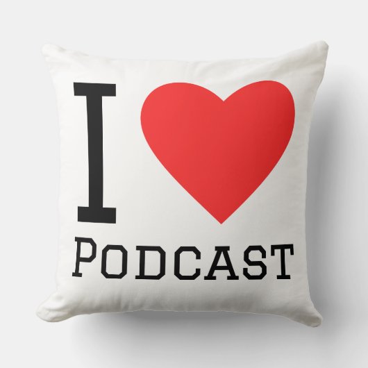 I love podcast クッション (正面)