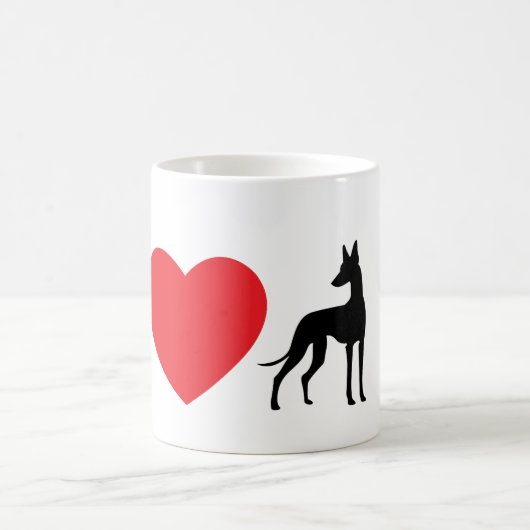I love Podencos Mug コーヒーマグカップ (中央)