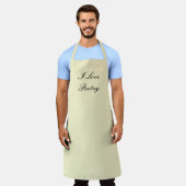 I Love Poetry Apron エプロン (着用した状態)