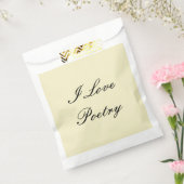 I Love Poetry Favorバッグ（クリーム&ブラック） フェイバーバッグ (封をした状態)
