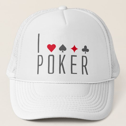 I Love Poker キャップ (正面)