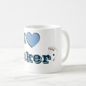 I Love Poker コーヒーマグカップ (正面右)