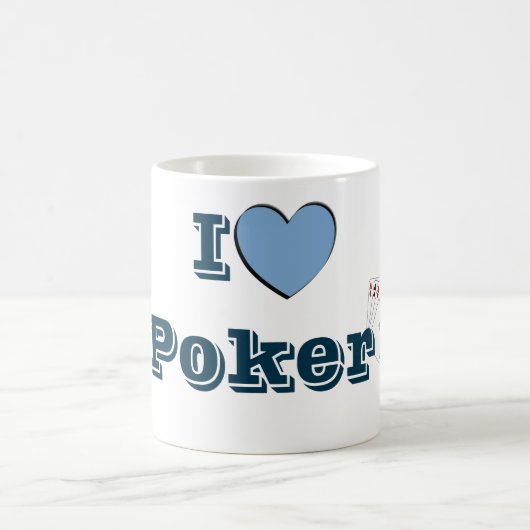 I Love Poker コーヒーマグカップ (中央)