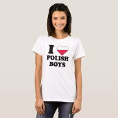 I love Polish Boys Tシャツ (正面フル)