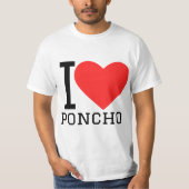 I love poncho tシャツ (正面)