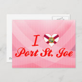 I Love Port St.Joe,フロリダ ポストカード (正面/裏面)