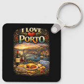 I Love Porto キーホルダー (裏面)