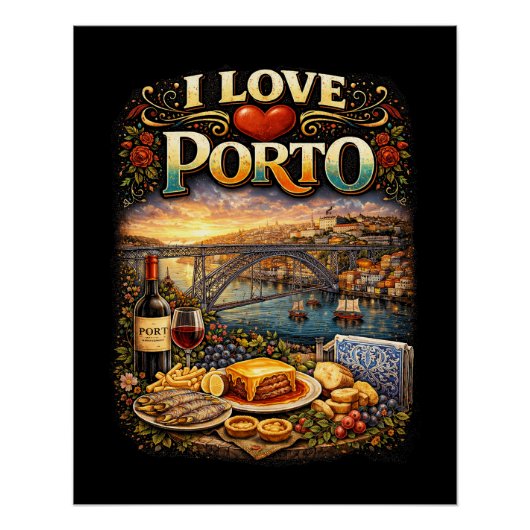 I Love Porto ポスター (正面)