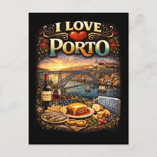 I Love Porto ポストカード (正面)