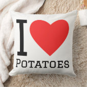 i love potatoes クッション (ブランケット)