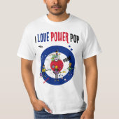 I love powerpop -B Tシャツ (正面)