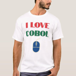 I Love Programming and I Love Cobol Tシャツ