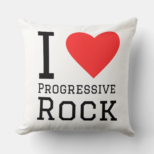 I love progressive rock クッション (正面)