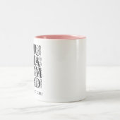 I Love Prophet Muhammad ﷺ Islamic Gift for Muslims ツートーンマグカップ (中央)