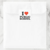 I Love Public School - Iハートパブリックスクール スクエアシール (バッグ)