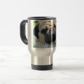 I love pugs cup トラベルマグ (正面左)