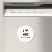 I Love PUKALANI Hawaii マグネット (インサイチュ (食洗機))