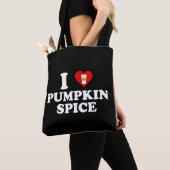 I Love Pumpkin Spice トートバッグ (クローズアップ)