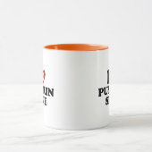 I Love Pumpkin Spice マグカップ (中央)