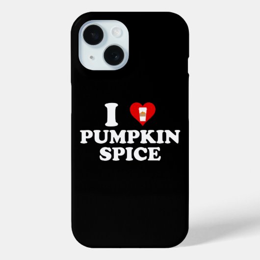 I Love Pumpkin Spice Case-Mate iPhoneケース (裏面)