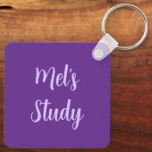 I love purple キーホルダー (裏面)