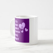 I love purple mug コーヒーマグカップ (正面左)