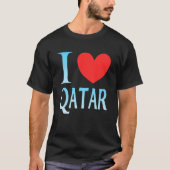 I love Qatar Tシャツ (正面)