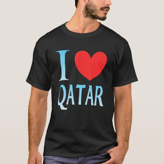 I love Qatar Tシャツ (正面)