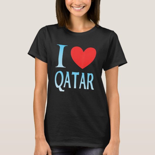 I love Qatar Tシャツ (正面)