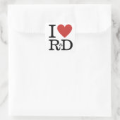 I ❤️ Love R&D - R&D Dept. - STICKER スクエアシール (バッグ)