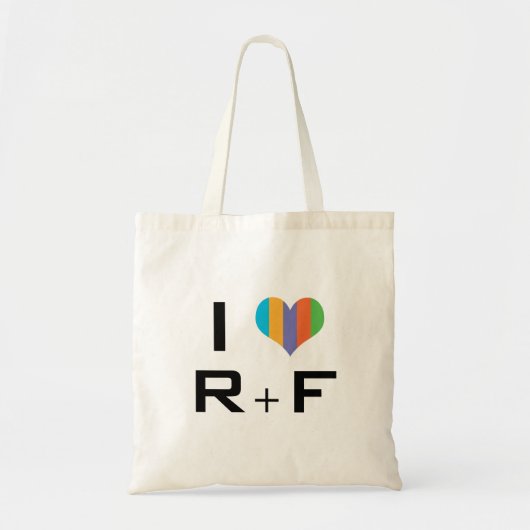 I love R+F トートバッグ (正面)