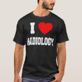 I Love radiology Premium Tシャツ (正面)