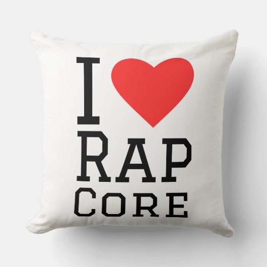 I love rap core クッション (正面)