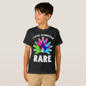I Love Rare Disease Awareness Shirt - Rare Disease Tシャツ (正面フル)