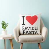 I love ravioli pasta クッション (椅子)