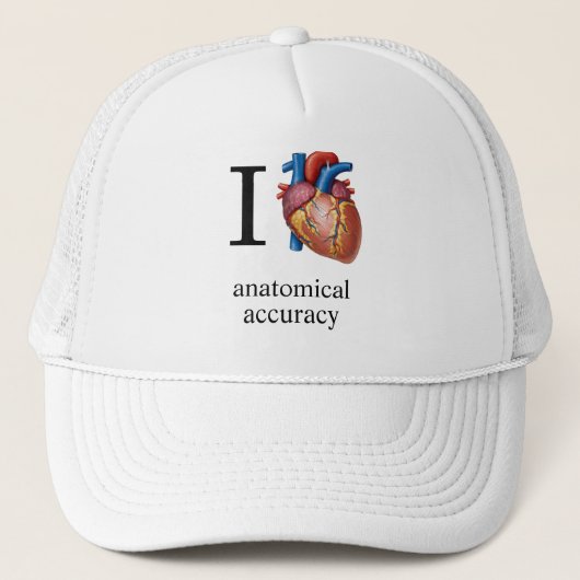 I Love {real heart] Anatomical Accuracy - Improved キャップ (正面)
