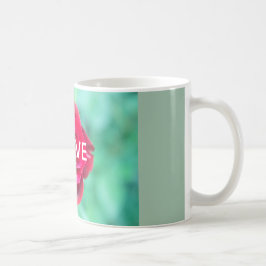 I LOVE Red Rose Mug コーヒーマグカップ