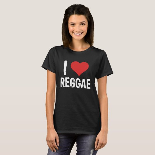 I Love Reggae Tシャツ (正面フル)