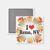 I Love Reno, NV マグネット (正面/裏面)